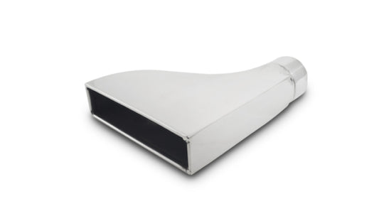 Vibrant 7.75in x 1.875in Rectangular SS Exhaust Tip (Camaro Style) - with 2.5in