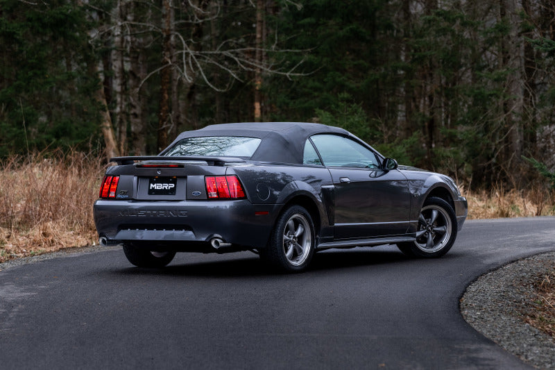 MBRP Mustang GT 4.6L 2.5in. AL Cat Back with 3.5in. Dual-Wall Blk. Tips