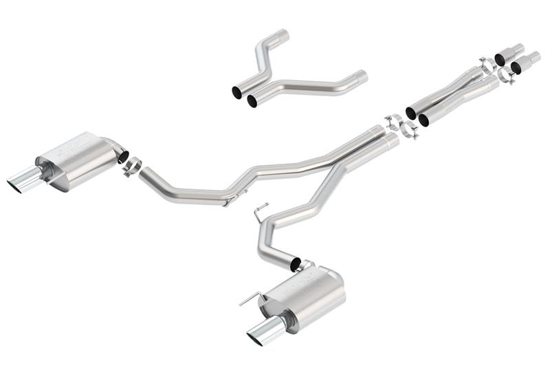 Borla 140630 Cat-Back Exhaust System ATAK for 2015-2017 Ford Mustang GT (5.0L V8)