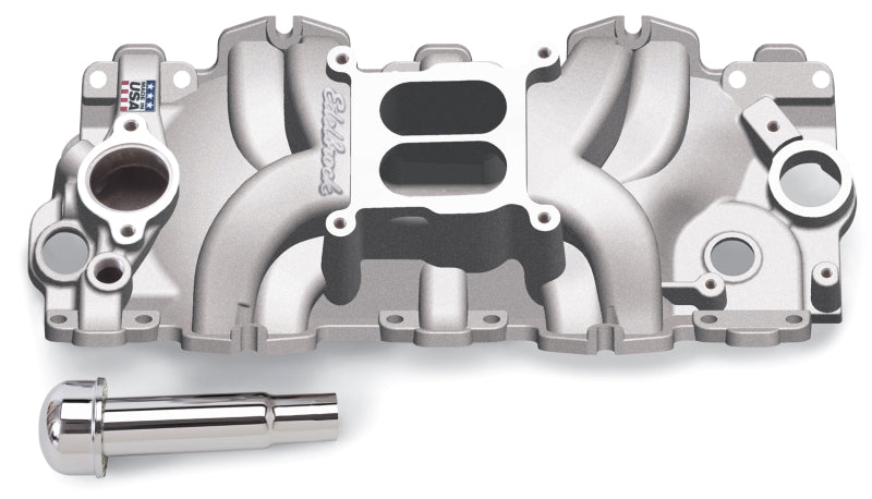Edelbrock 7159 Intake Manifold Single Quad Performer RPM BBC 409 Inwin Lg Port As-Cast