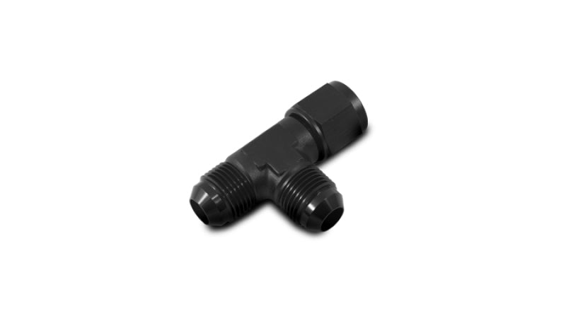 Vibrant -6AN Tee Fitting with Female -6AN Swivel