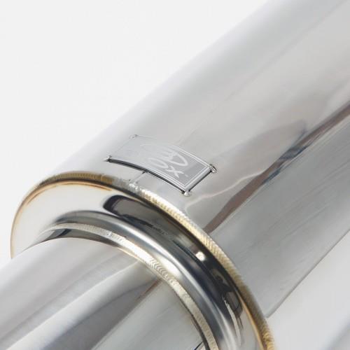 BLOX Racing 60.5mm Street Muffler - Angled Tip BXEX-00100