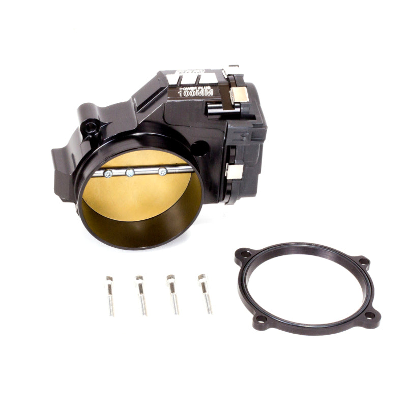 BBK Performance 1886 Throttle Body 100mm Black Billet for 2015-2023 Dodge Challenger / Charger Hellcat (6.2L Supercharged Hemi)