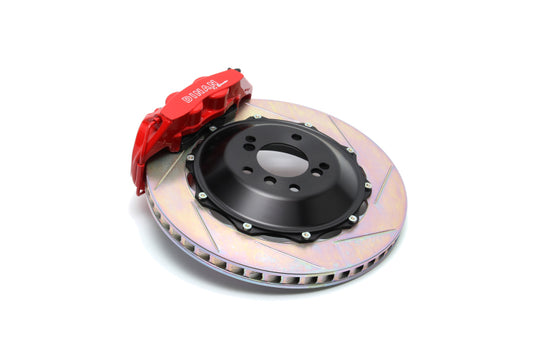 Dinan 01-06 BMW M3 (E46) Red Caliper/Slotted Brake Set - Rear