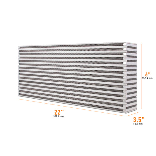 Mishimoto Universal Air-to-Air Intercooler Core - 22in / 6in / 3.5in - #MMUIC-09