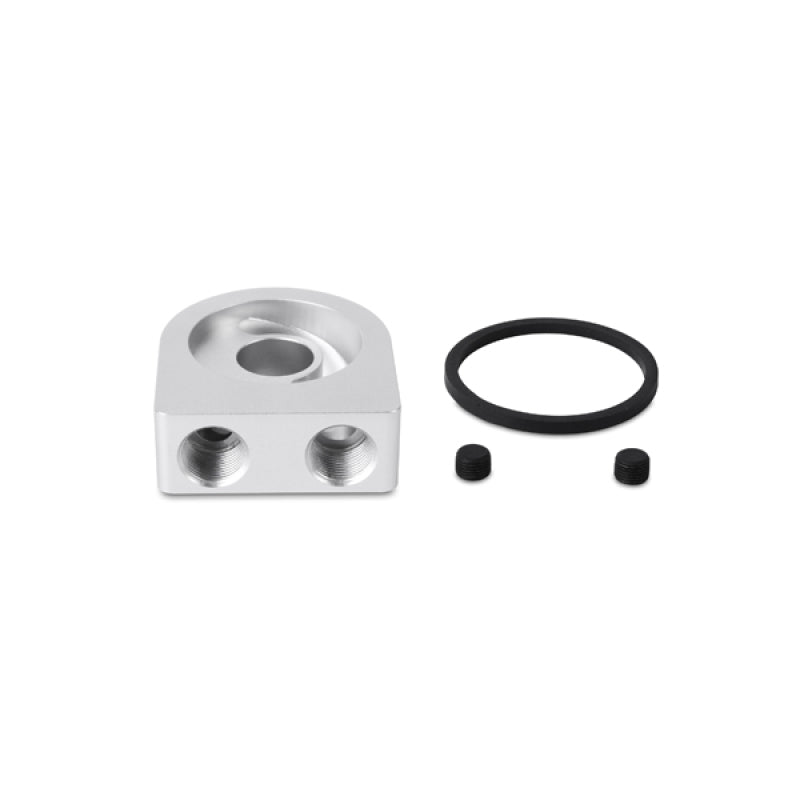 Mishimoto Silver M20 Oil Sandwich Plate - #MMOP-SP