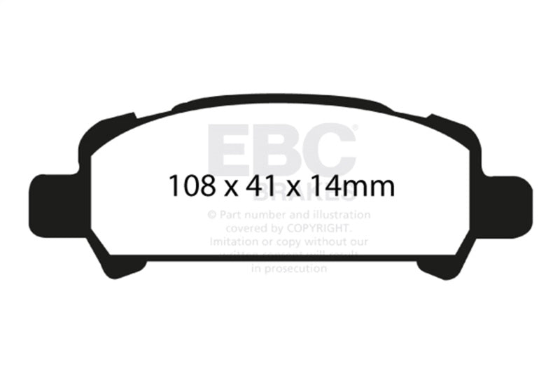 EBC 02-06 Subaru Baja 2.5 Redstuff Rear Brake Pads DP31293C