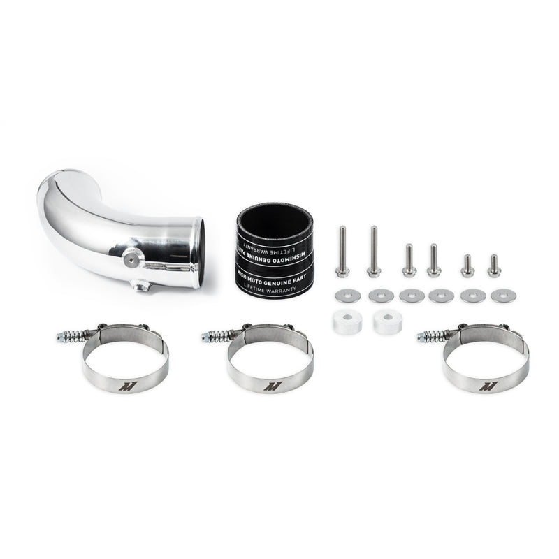 Mishimoto 17-19 GM L5P Duramax Intercooler Kit - Silver w/ WBK Pipes - #MMINT-DMAX-17KSLBK