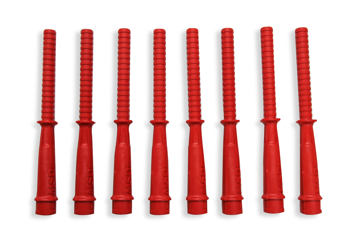 MSD 31529 Single for Hemi Wire Set, Super Conductor 8.5mm Wire Set, Red