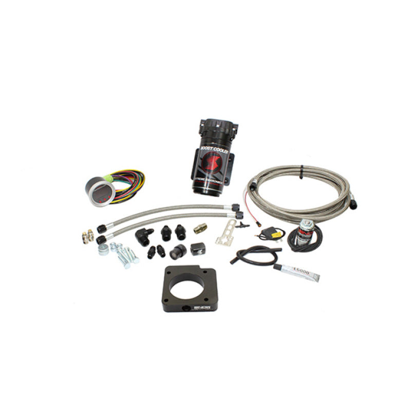 Snow Performance SNO-2110-BRD-T for 05-14 STI Stage 2 Boost Cooler Water Inj. Kit (SS Braided Line/4AN Fittings) w/o Tank