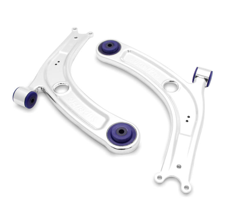 SuperPro Alloy Front Lower Control Arm Set (Additional Positive Caster & Negative Camber)