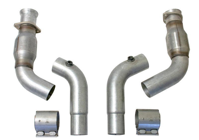 BBK Performance 16481 High Flow Mid Pipe with Catalytic Converters (3 in) for 2006-2023 Dodge Challenger / Charger (6.1L / 6.4L Hemi / 6.2L Supercharged Hemi)