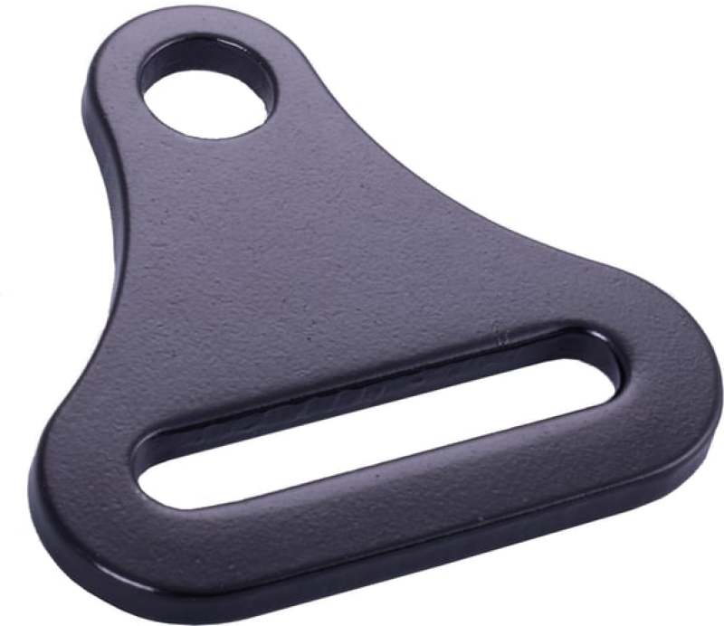 RaceQuip 700910 Long Reach Bolt On End Seat Belt Mounting Hardware / 2 or 3 In. Belts / Forged Steel - Black