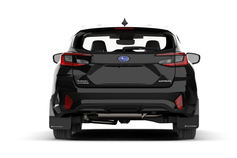 Rally Armor UR Mud Flaps - 2024-2026 Subaru Impreza - Black/Red Logo - #MF105-UR-BLK-RD