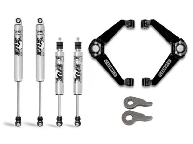 Cognito Motorsports 110-P0753 3-Inch Performance Leveling Kit with Fox PS 2.0 IFP Shocks for 2001-2010 Chevrolet Silverado / GMC Sierra 2500 HD / 3500 HD