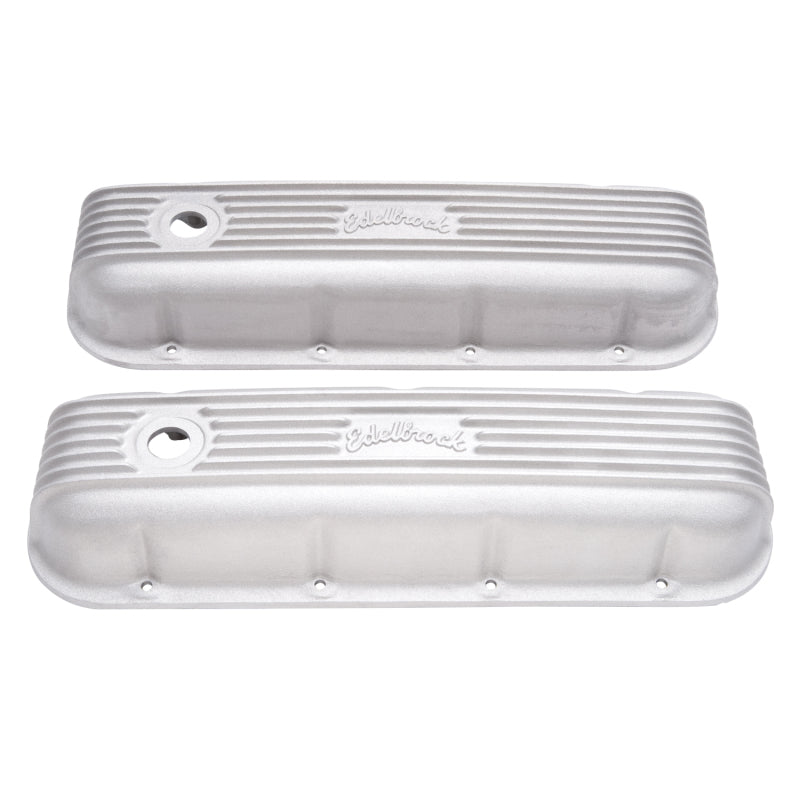 Edelbrock 41859 Valve Cover Classic Series Chevrolet 1965 and Later 396-502 V8 Satin