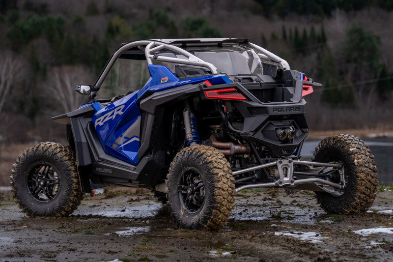 MBRP 22-23 Polaris RZR Pro R Single Slip-on Dual Outlet Perf. Series