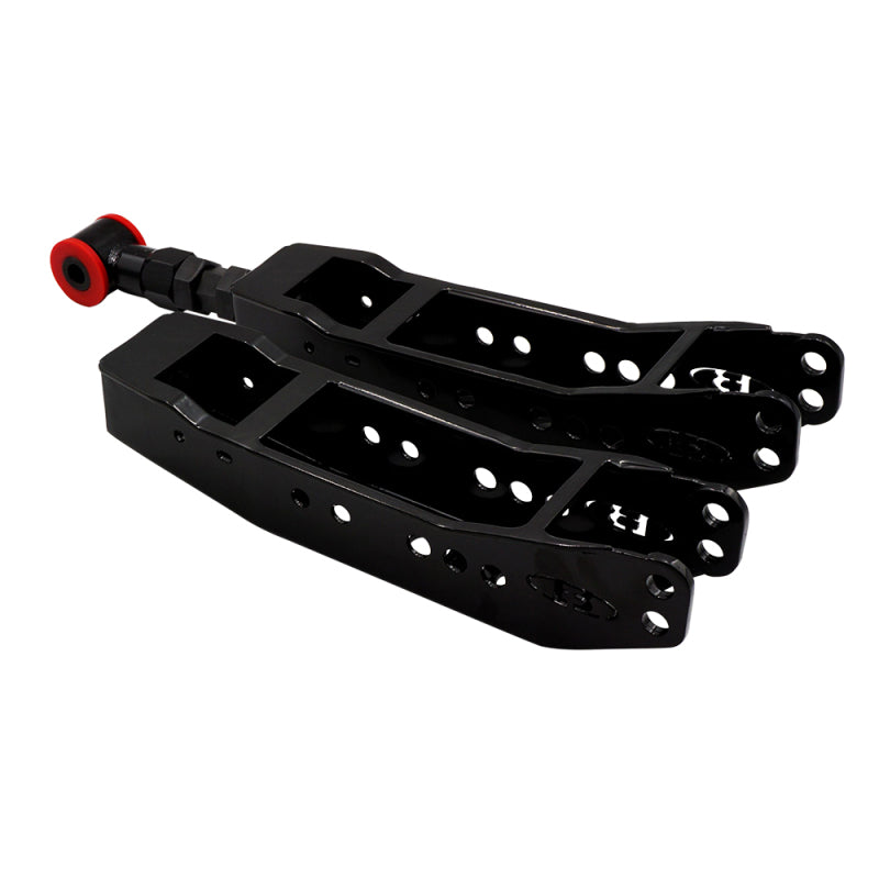 BLOX Racing Racing Rear Lower Control Arms - Silver (Toyota 86 / Scion FRS / Subaru BRZ/WRX/STi) V2 BXSS-50010-SI-V2 (image shown: BXSS-50010-BK)
