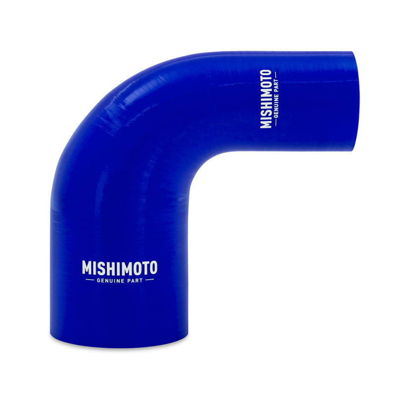 Mishimoto Silicone Reducer Coupler 90 Degree 2in to 3in - Blue - #MMCP-R90-2030BL