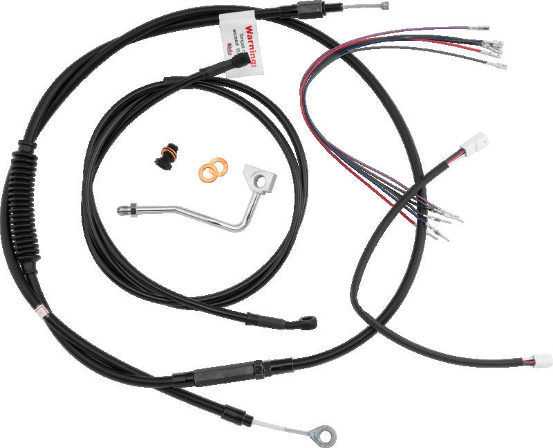 Burly Brand B30-1181 Control Kit 18 in Gorilla Black for 2015-2016 Harley-Davidson Touring