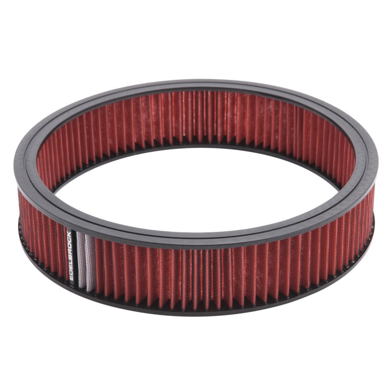 Edelbrock 43666 Air Cleaner Element Pro-Flo 3 in Tall 14 in Diameter Red
