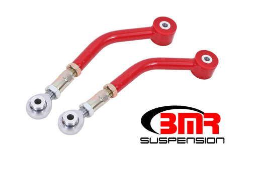 BMR 2008-2023 Challenger Upper Control Arms On-Car Adj. Rod Ends (Polyurethane) - Red