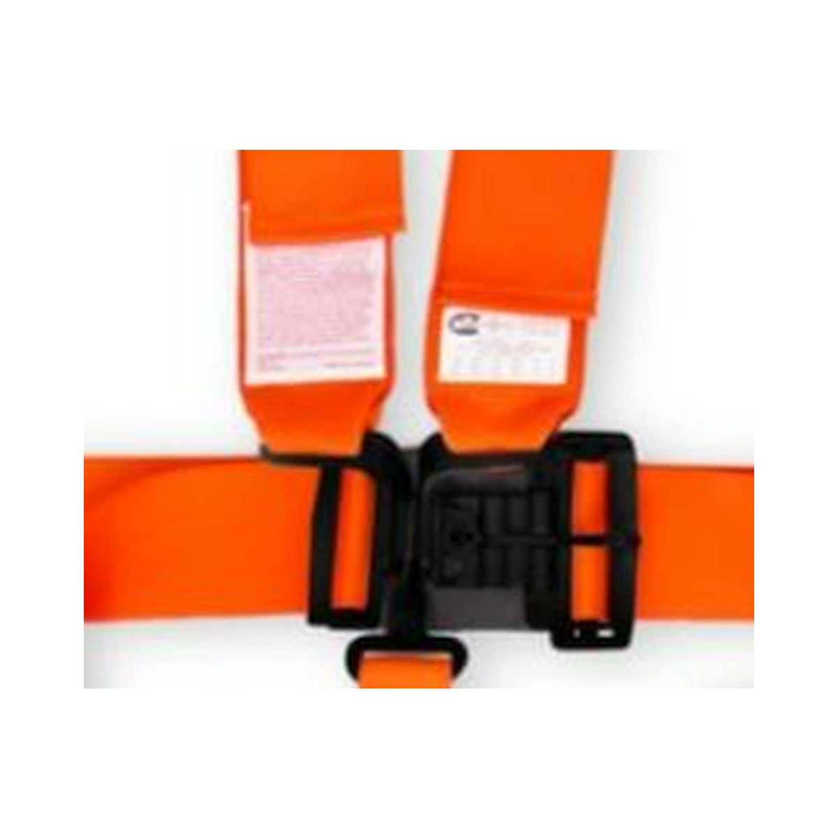 RaceQuip 711041 Orange Latch & Link 5-Point Seat Belt
