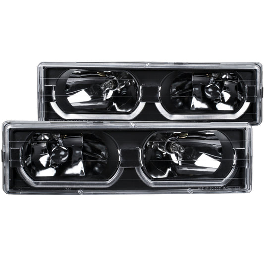 ANZO 1988-2000 Chevrolet C3500 Crystal Headlights