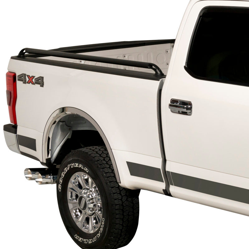 Putco for 2020 Chevrolet Silverado HD/GMC Sierra HD - 2500/3500 6.8ft Bed Locker Side Rails - Black Powder Coated
