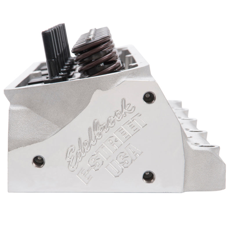 Edelbrock 5023 Cylinder Heads E-Street Sb-Ford with 1.90 in Intake Valves Complete Packaged In Pairs