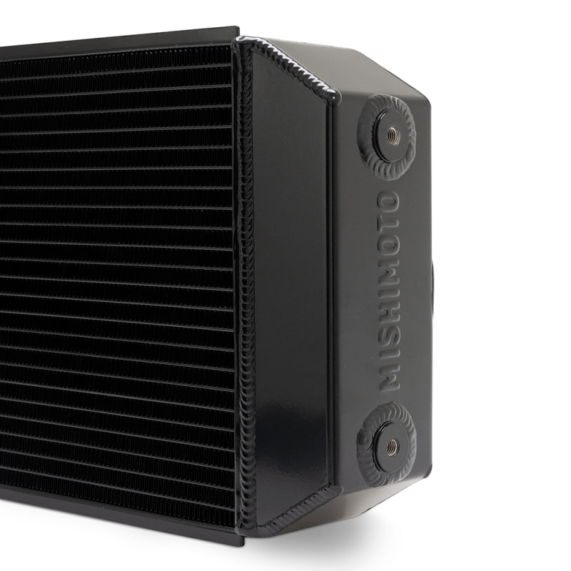 Mishimoto Universal Drag Race Performance Aluminum Radiator - Black - #MMRAD-UNI-DRGBK