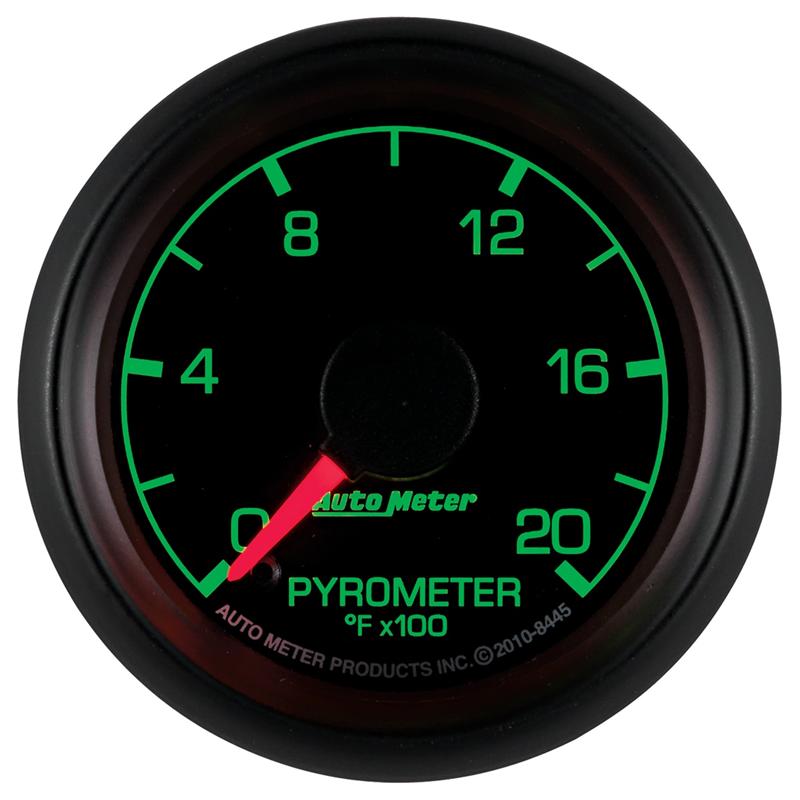AutoMeter 8445 Factory Match 52mm Full Sweep Electric 0-2000 Degrees F EGT Pyrometer Gauge for Ford