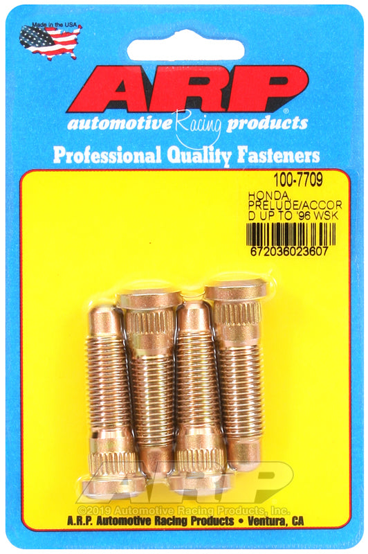 ARP 100-7709 for 80-00 Honda M12x1.85in Wheel Stud Kit (4 Studs/1 Wheel)