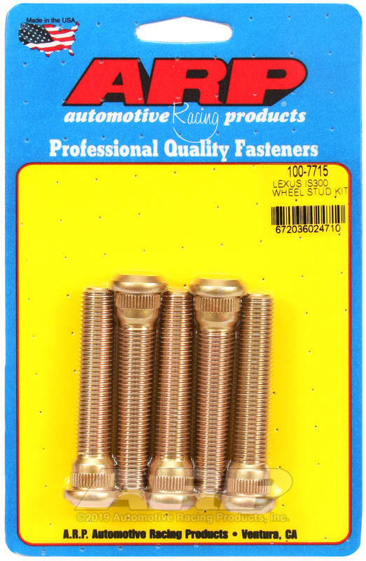 ARP 100-7715 for Lexus IS300 M12x1.5in Wheel Studs Kit