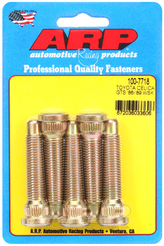 ARP 100-7718 for 86-89 Toyota Celica GTS Front Wheel Stud Kit
