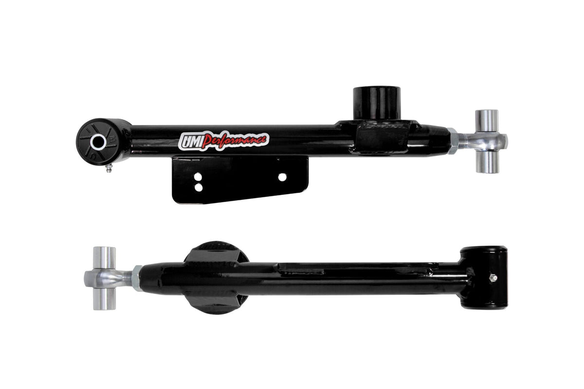 UMI Performance 101416-B Upper and Lower Rear Control Arms Kit Black