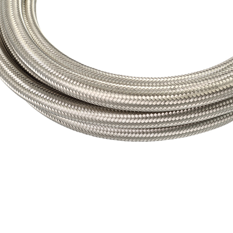 Mishimoto PTFE Braided -6AN 6ft Hose Stainless - #MMSBH-0672-PS