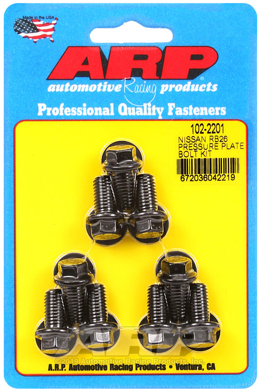 ARP 102-2201 for Nissan RB26 Pressure Plate Bolt Kit