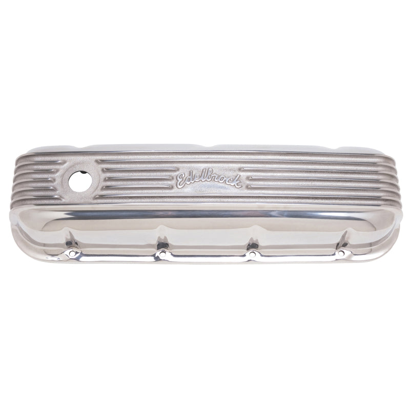 Edelbrock 4185 Valve Cover Classic Series Chevrolet 1965 and Later 396-502 V8 Polished