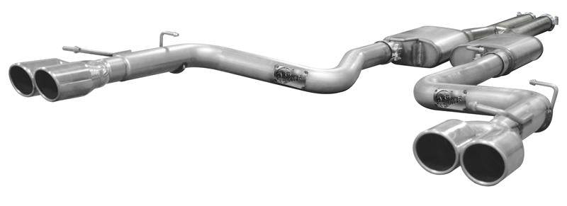 aFe MACHForce XP 07-17 Jeep Wrangler V6-3.6/3.8L 409 SS 2.5in Axle-Back Exhaust - #49-46219