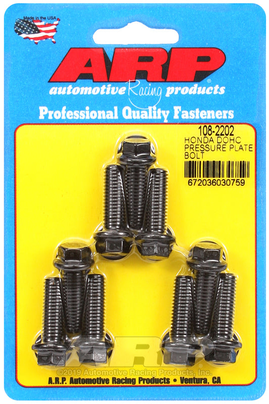 ARP 108-2202 for Honda DOHC Pressure Plate Bolt Kit (9)