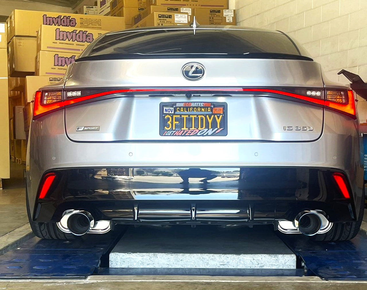 Invidia HS13LISG3T 13-Up Lexus IS250/350 V6 Titanium Tip Axle-back Exhaust