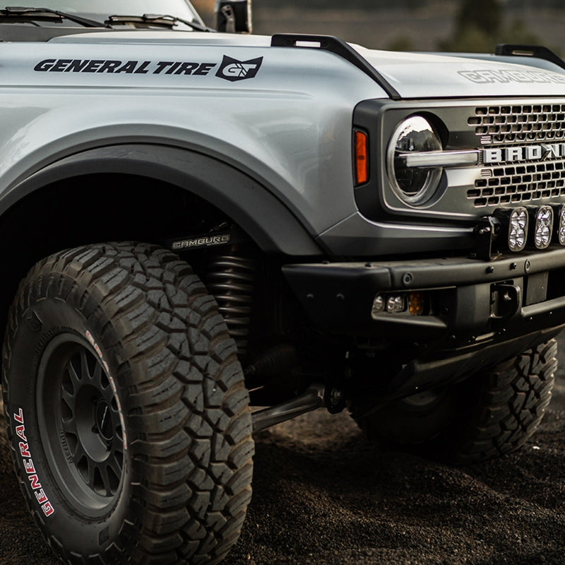 Camburg Engineering CAM-110214-GRY KINETIK Billet Uniball UCA Gray for 2021-2025 Ford Bronco (Excluding Raptor)