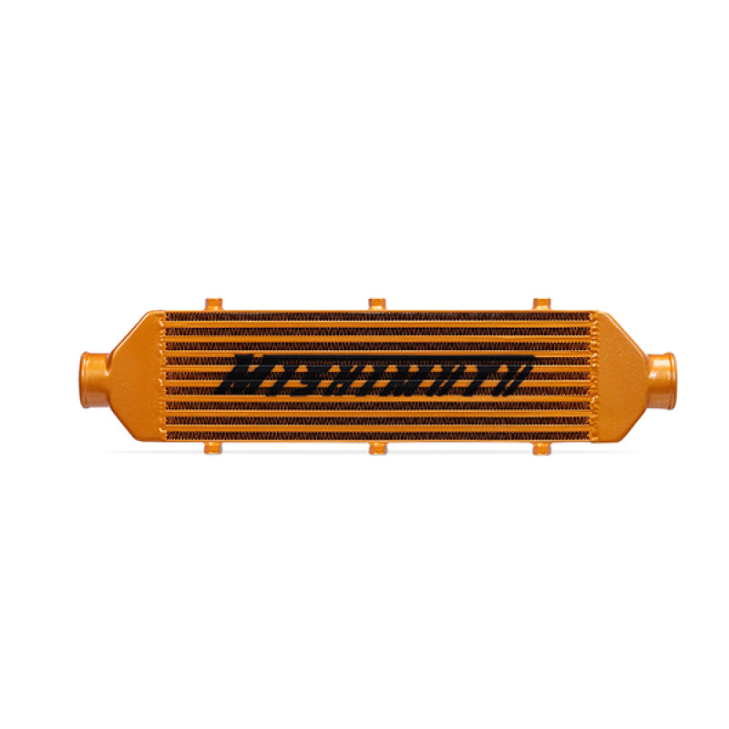 Mishimoto Universal Gold Z Line Intercooler Overall Size: 28x8x3 Core Size: 21x6x2.5 Inlet / Outlet - #MMINT-UZG