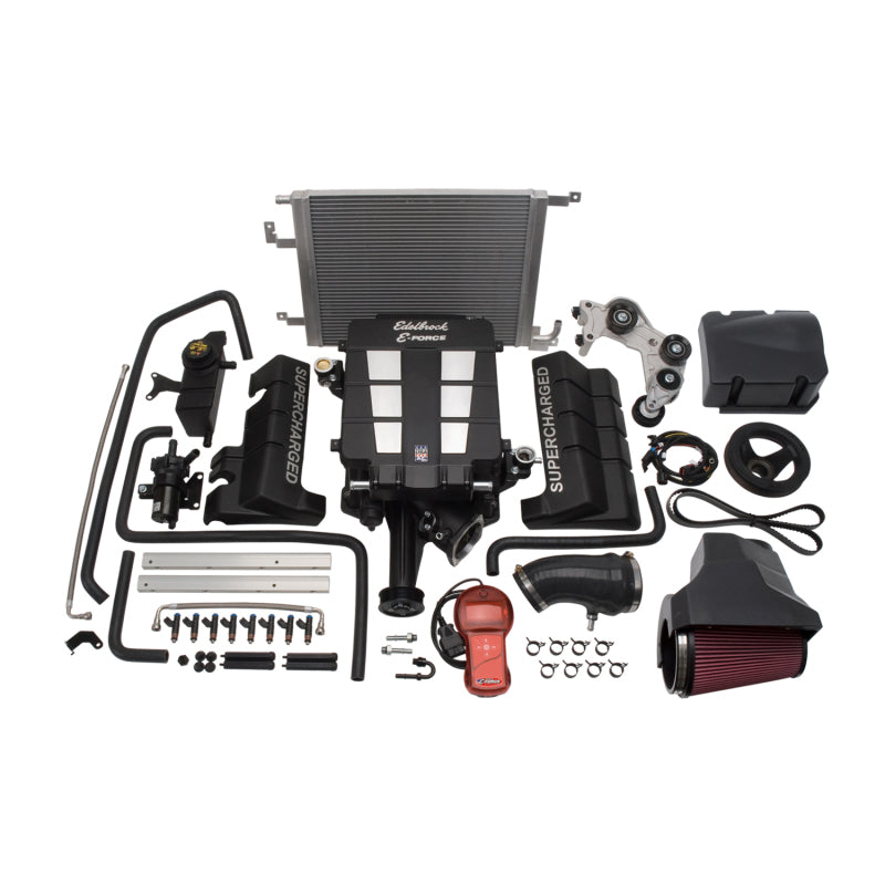 Edelbrock 1536 Supercharger Stage 1 - Street Kit 2005-2010 Chrysler Lx and Lc 6.1L Hemi with Tuner