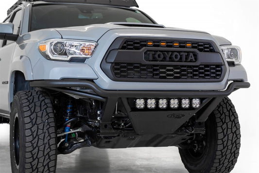 Addictive Desert Designs for 16-20 Toyota Tacoma PRO Bolt-On Front Bumper - Hammer Black