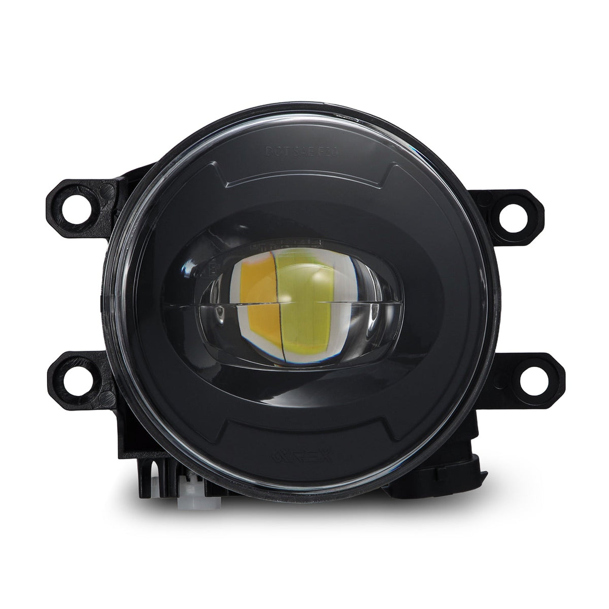 AlphaRex 210023 Universal Toyota/Lexus/Scion MKII DoubleTap LED Projector Fog Lights - White/Amber