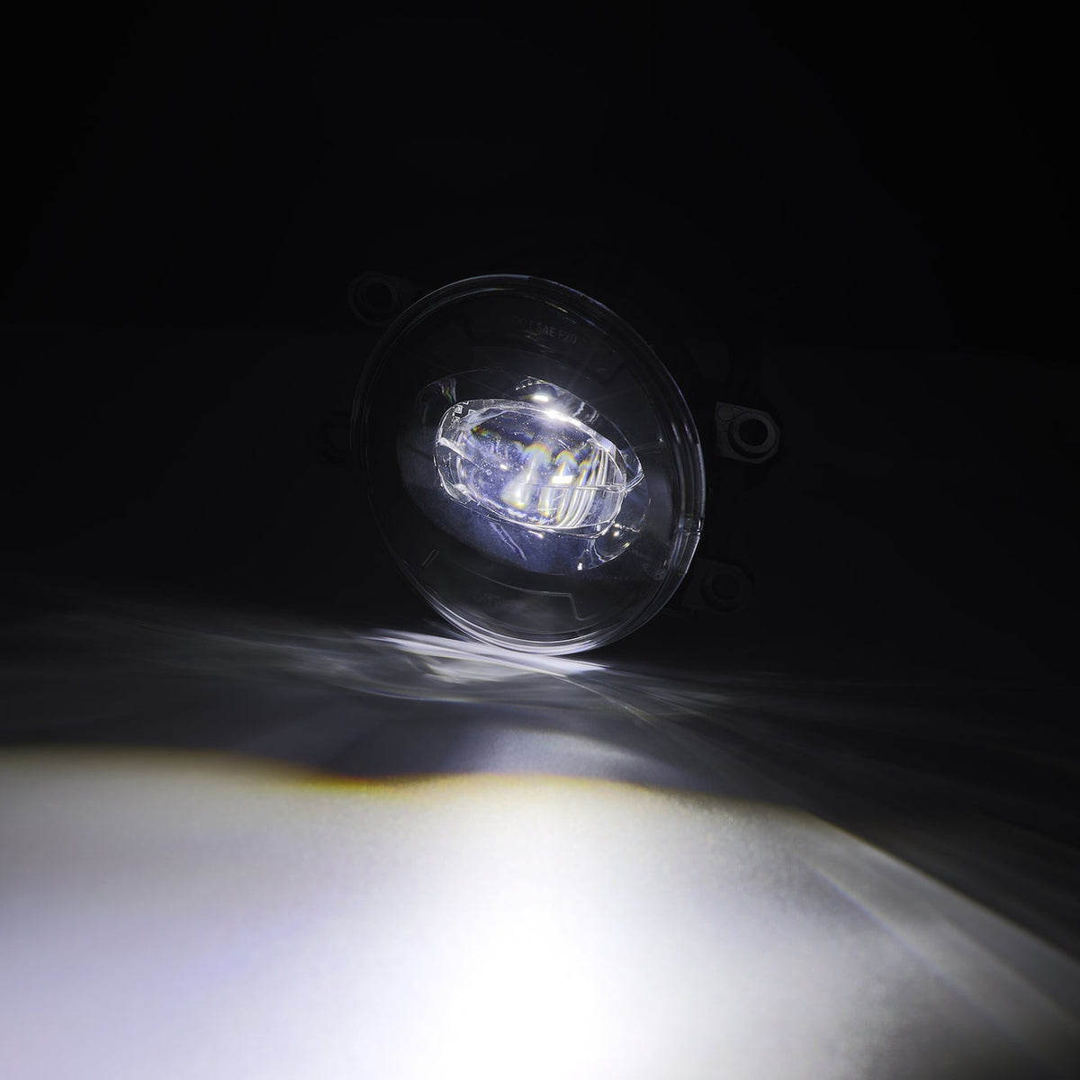 AlphaRex 210023 Universal Toyota/Lexus/Scion MKII DoubleTap LED Projector Fog Lights - White/Amber