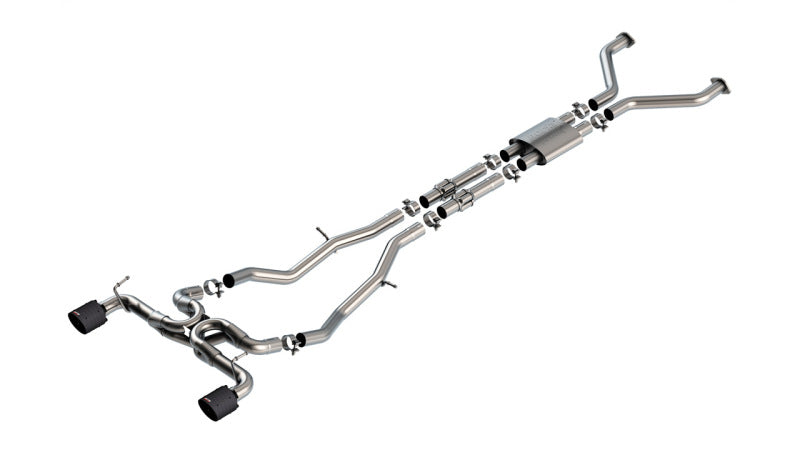 Borla 140930CFBA Cat-Back Exhaust System ATAK with Carbon Fiber Tips for 2023-2026 Nissan Z