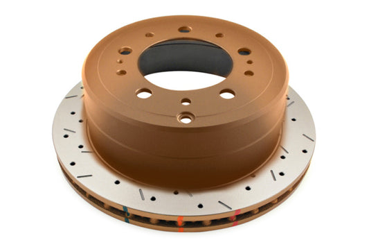 DBA 98-05 Lexus LX 470 / 98+ Toyota Landcruiser 100 Series Rear Drilled & Slotted 4000 Series Rotor